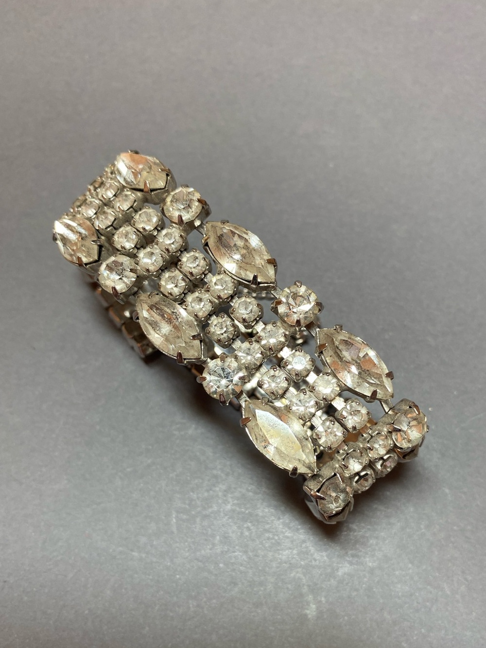 Vintage MCM rhinestone bracelet